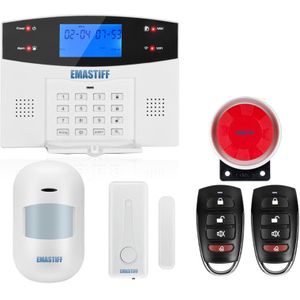 Bevorderen App Bedrade Draadloze Home Security Lcd Pstn Wifi Gsm Alarmsysteem Intercom Afstandsbediening Autodial Sirene Sensor Kit