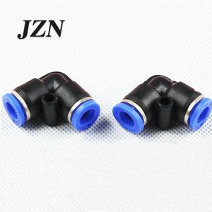 (10 stks/partij) pneumatische Pijp Quick Connector Haakse 90 Graden Plastic Elleboog PV-04 06 08 10 12 16