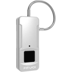 Fipilock Smart Vingerafdruk Slot Keyless Usb Oplaadbare Deur Bagage Case Tas Lock Anti-Diefstal Beveiliging Vingerafdruk Hangslot
