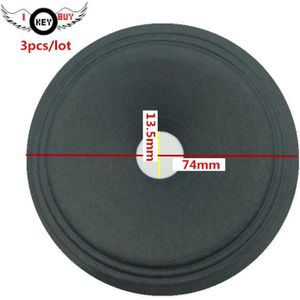 3 Pcs 3 Inch Tweeter Speaker Papier Kegels Drum Papier Accessoires 77 Mm 16 Mm 16 Mm Diy Speaker Reparatie accessoires