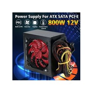 800W Multi-Kanaals Pc Voeding 12Cm Fan Computer Voeding Voor Intel Amd Pc 12V atx Sli Pci-E Gaming