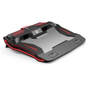 Gaming Laptop Koeler Rgb Notebook Stand Krachtige Luchtstroom Verstelbare Cooling Pad Voor 12-17 Inch Laptop