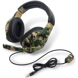 PS3 PS4 Headset Camouflage Wired Hoofdtelefoon Pc Gamer Stereo Surround Gaming Hoofdtelefoon Met Microfoon Voor Xbox Een Laptop