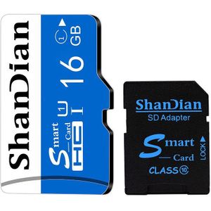 Shandian Micro Sd-kaart Tf Card Class10 Mini Card Micro Sd 64Gb 32Gb 16Gb 8Gb Externe pen Drive Flash Memory Disk Voor Telefoon