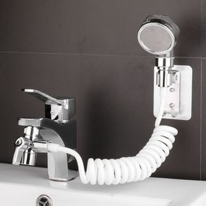 Badkamer Wastafel Kraan Extender Externe Douchekop Wastafel Tap Water Divider Bidet Sproeier Voor Haar Wassen Wc Schoonmaken