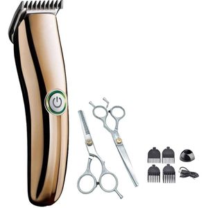 Professionele Digitale Hair Trimmer Oplaadbare Elektrische Tondeuse Low Noise Mannen Cordless Kapsel Verstelbare Keramische Blade