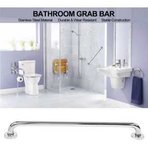 60Cm Glanzend Roestvrij Staal Badkamer Bad Leuning Veiligheid Grab Bar Voor De Oude Mensen Badkamer Handvat Armsteun