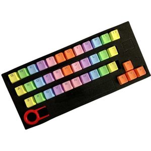 Kleurrijke Keycaps Gaming Vervanging Backlight Keycaps Pbt 37 Key Double Shot Voor Bedrade Usb Mechanische Toetsenbord