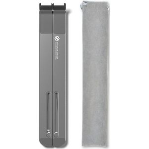 Laptop Stand Met Koelventilator Draagbare Opvouwbare Macbook Stand Verstelbare Aluminium Notebook Houder Voor 10-17Inch Laptop