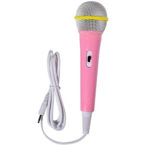 Kinderen Bedrade Microfoon Speelgoed Muziekinstrument Zingen Karaoke voor Leren Machine Computer Auto Hi-Fi Apparatuur