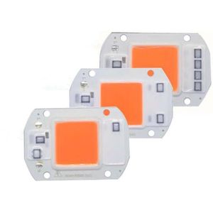 LED COB volledige spectrum chip AC220V/110 V plant groeien licht 20 W 30 W 50 W LED Schijnwerper lamp module 380-840nm 10 pcs