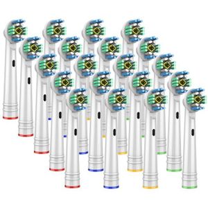 20Pcs Opzetborstels Voor Oral B Elektrische Tandenborstel Voordat Power/Pro Gezondheid/Triumph/3D Excel/Schoon Precisie Vitaliteit