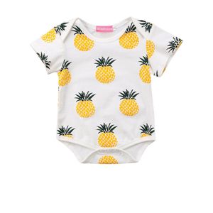 Zomer Pasgeboren Peuter Kids Baby Meisje Jongen Kleding Bodysuit Jumpsuit Outfits 0-2 Y
