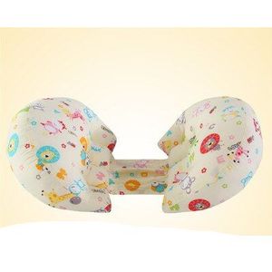 Ondersteuning Kussen Voor Zwangere Vrouwen Body PW15 100% Katoen Bloemen P Print U Vorm Moederschap Taille Slapen Moederschap Kussens