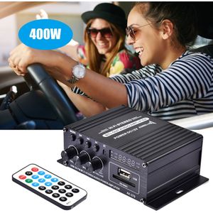 12V 400W Auto Versterker Hi-Fi Car Stereo Muziek Ontvanger Bt Auto MP3 Speler Fm Power-Versterker Voor auto Suv Truck