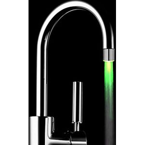 1Pc Zomer Home Badkamer Glow Douche Led Kraan Temperatuur Sensor Licht Rgb 3 Kleur Veranderen water Tap