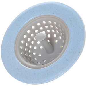 Gootsteen Afvoer Filter Siliconen Tarwe Stro Filter Mat Badkamer Haar Catcher Stopper Trapper Afvoer Gat Filter Vergieten Tool
