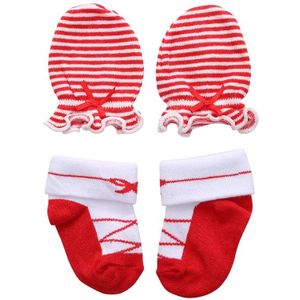 Baby Sokken Baby Sok En Mitten Set Baby Handschoenen En Sok Katoenen Sokken Voor Pasgeboren