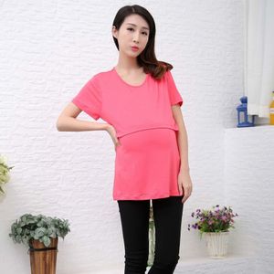 Moederschap Kleding Lente Zomer Mode Gestreepte Losse Casual Borstvoeding Blouses Tops Voor Zwangere Vrouwen Zwangerschap Tanks