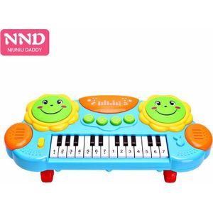 Niuniu Daddy Kids Elektronika Piano Toy Musical Lichtgevende Instrument Speelgoed Developmental Vroege Educatief Speelgoed Kind Keyboard
