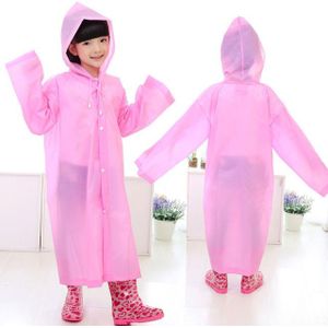 FGHGF Transparante Kids Regenjas Meisje Kinderen Regen Jas Waterdicht Jongen Capa Wiche Eva Rugzak Regenhoes Poncho Regenkleding