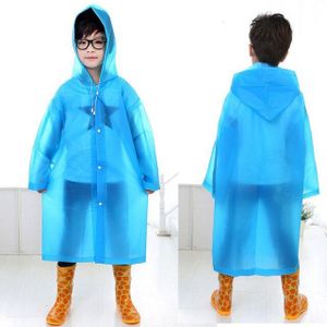 FGHGF Transparante Kids Regenjas Meisje Kinderen Regen Jas Waterdicht Jongen Capa Wiche Eva Rugzak Regenhoes Poncho Regenkleding