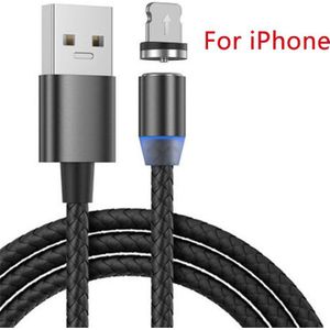 Magnetische Micro Usb Kabel Voor Iphone Samsung Android Snel Opladen Magneet Charger Usb Type C Kabel Mobiele Telefoon Koord Draad