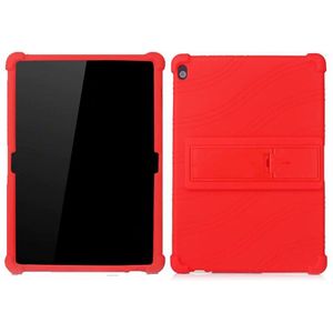 Silicon Case Voor Lenovo Tab M10 TB-X605F TB-X605L 10.1 ""Tablet Stand Cover Voor Lenovo Tab P10 TB-X705F TB-X705L Zachte case + Pen