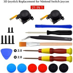 3D Analoge Joystick Thumb Stick Voor Nintend Schakelaar Vreugde Con Controller Sensor Vervangingen Onderdelen Accessorie Module Repair Kit Tool