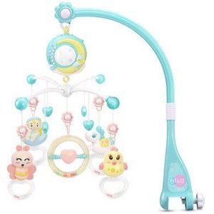 Baby Rammelaar Speelgoed Roterende Mobiele Bed Bel Muziekdoos Voor 0 Tot 12 Maanden Pasgeboren Baby Speelgoed