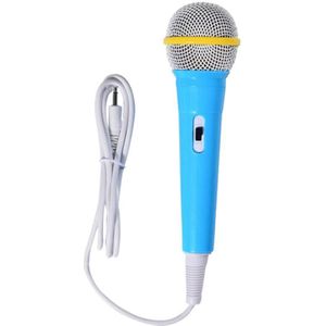 Kinderen Bedrade Microfoon Speelgoed Muziekinstrument Zingen Karaoke Voor Leren Machine Computer Auto Hi-Fi Apparatuur Y4UD