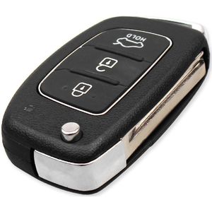 Keyyou 3 Knoppen Flip Vouwen Afstandsbediening Autosleutel Shell Case Voor Hyundai Santa Fe Solaris IX35 IX45 Elantra Santa fe HB20 Verna