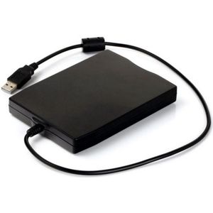 Externe Usb Floppy Disk Drive 3.5 Inch 1.44Mb Fdd Zwart Draagbare Externe Interface Floppy Disk Voor Laptop