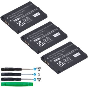 Batmax 3Pcs 1300Mah CTR-003 Li-Ion Batterij Voor Nintendo Schakelaar Pro Draadloze Controller 3DS