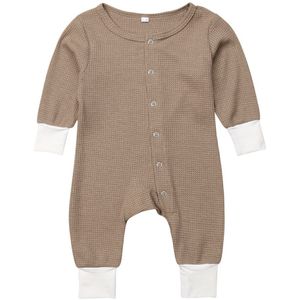 Pudcoco Pasgeboren Baby Romper Baby Meisje Jongen Kleding Jumpsuits Herfst Winter Warme Lange Mouw Rompertjes Pasgeboren Kleding