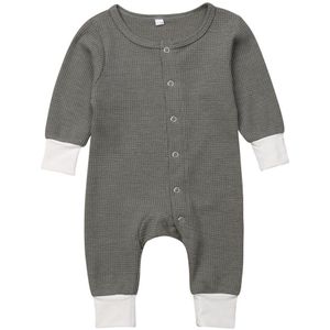 Pudcoco Pasgeboren Baby Romper Baby Meisje Jongen Kleding Jumpsuits Herfst Winter Warme Lange Mouw Rompertjes Pasgeboren Kleding