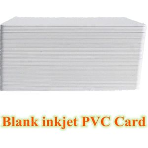 100 Stuks Printable Lege Inkjet Pvc Card Voor Epson/Canon Inkjet Printer