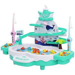 Baby Shining Kids Elektrische Vissen Speelgoed Zwembad Baby 2-3 Jaar Oude Jongens En Meisjes Magnetisme Vissen Pak Vissen game Voor Baby