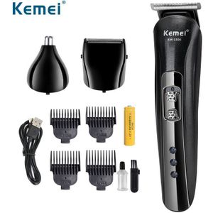 Kemei Tondeuse 3 In 1 Professionele Kapper Snijmachine Tondeuse Baard Haar Afwerking Machine Professionele Trimmer