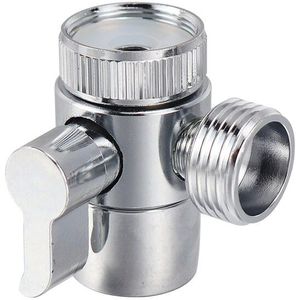 Lohner Wastafel Kraan Beluchters Diverter Water Tap Adapter Verchroomd Koperen F22 M24 Voor Wc Bidet Sproeier Douche