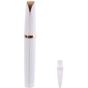 Wenkbrauw Trimmer Removal Pennen Pijnloos Haar Scheerapparaat Mini Haar Knippen Elektrische Machine Batterij Epilator Facial Draagbare Vrouw