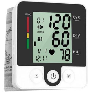 Engels Of Russisch Voice Tonometer Bloeddrukmeter Automatische Digitale Lcd Pols Apparaat Voor Meten Druk