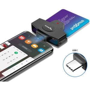 USB-C Type C Smart Kaartlezer Id/Bank/Sim Cac Adapter Reader Draagbare Kaartlezer