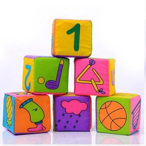 Magic Eva Doek Baby Vroege Onderwijs Boeken Baby Mobiele Cube Puzzel Blok Speelgoed Pluche Muur Stuff Rammelaar Voor Pasgeboren 0-12 Maanden