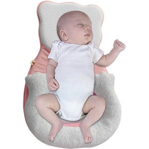 Draagbare Pasgeboren Slaap Wieg Cradle Cover Mat Cartoon Dier Ademend Bed Matras Cradle Covers