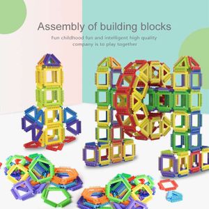 40Pcs Kinderen Kleurrijke Plastic Splicing Blokken Puzzel Kleuterschool Onderwijs Magic Splicing Jongens En Meisjes 3-6 Jaar oude