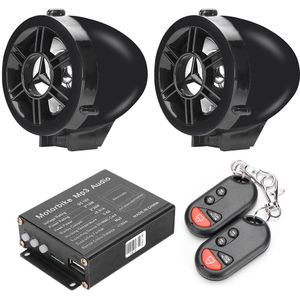 Afstandsbediening Motorfiets Alarm Systeem Gewone Layout Bediening Conveninently MP3 Fm Radio Bluetooth Speaker Versterker