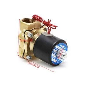 3/4 &quot;220V Elektrische Magneetventiel Pneumatische 2 Port Water Olie Lucht Gas 2W-200-20 Mar28