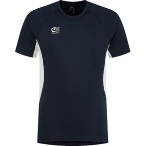 Cruyff - Turn Tech Shirt - Navy - Heren - Regular Fit - Sneldrogend