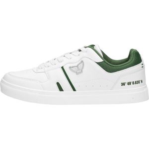 PME Legend - Craftler - Sneakers - Wit/Groen - Synthetisch Leer/Textiel